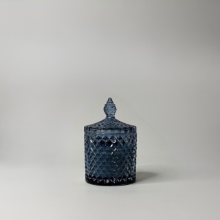 Cukierniczka świeca sojowa niebieska