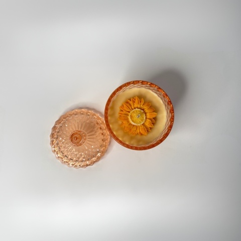 Cukierniczka świeca sojowa pomarańczowa