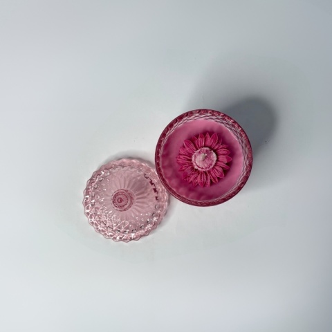 Cukierniczka świeca sojowa różowa