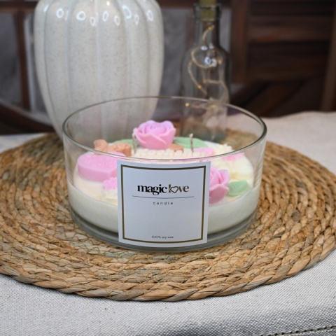 Świeca sojowa Dla Babci duża