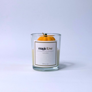 Świeca sojowa Jesień duża dynia