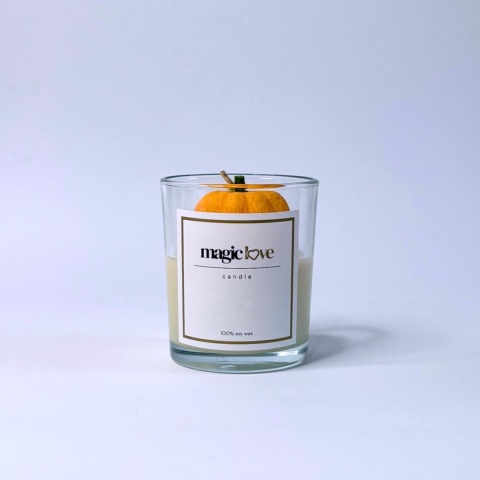 Świeca sojowa Jesień duża dynia