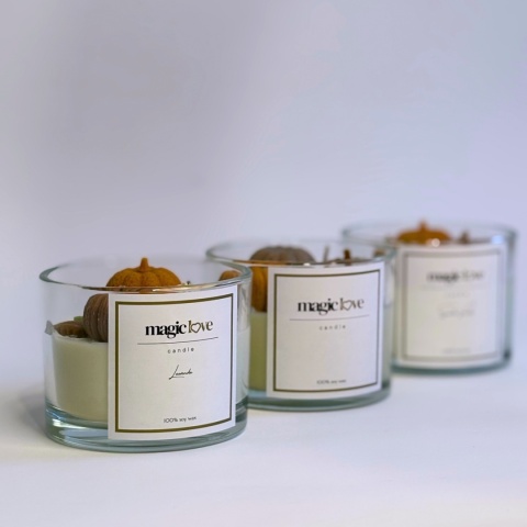 Świeca sojowa Jesień mała