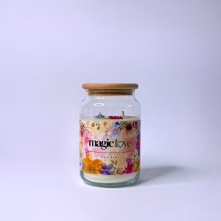 Świeca sojowa Magic Love duży słoik