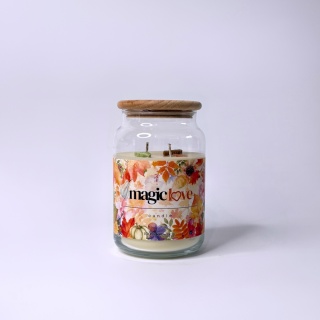 Świeca sojowa Magic Love duży słoik