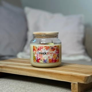 Świeca sojowa Magic Love średni słoik