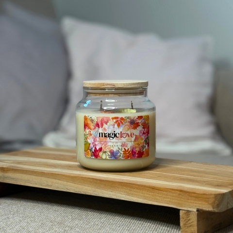 Świeca sojowa Magic Love średni słoik