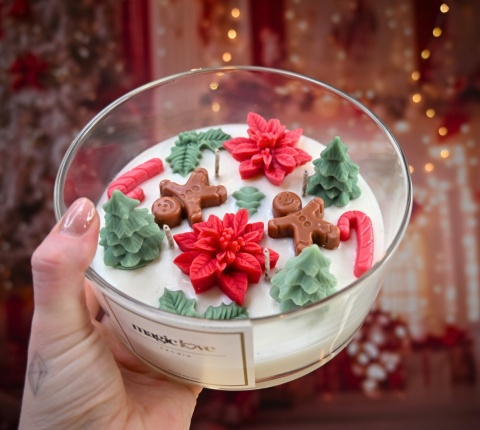 Świeca sojowa Świąteczna duża