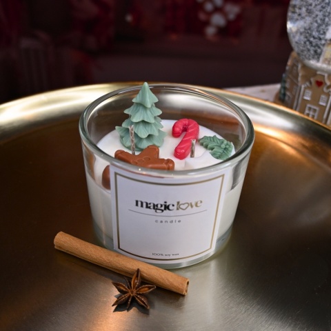 Świeca sojowa Świąteczna mała