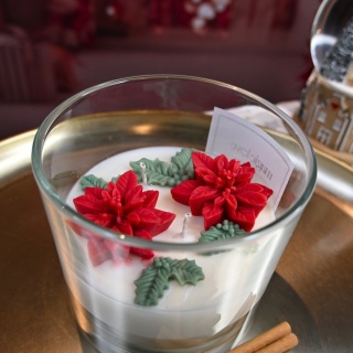 Świeca sojowa Świąteczna ostrokrzew