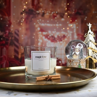 Świeca sojowa Świąteczna ostrokrzew