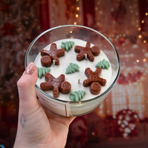 Świeca sojowa Świąteczne Pierniczki Średnia