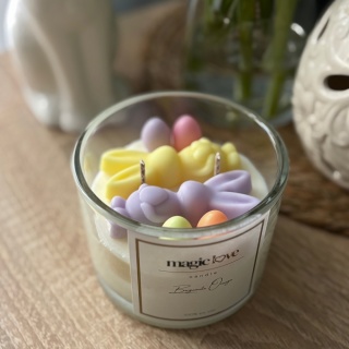 Świeca sojowa Wielkanocne zające