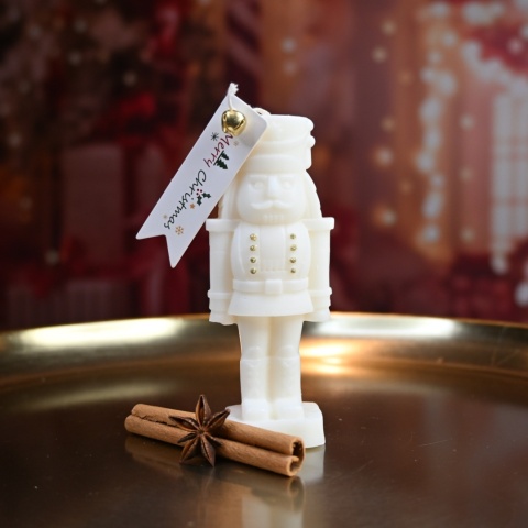 Świeca sojowa wolnostojąca dziadek do orzechów