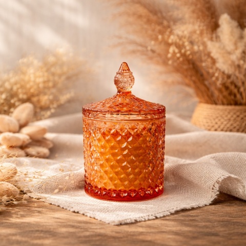 Cukierniczka świeca sojowa pomarańczowa