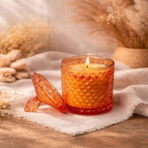 Cukierniczka świeca sojowa pomarańczowa