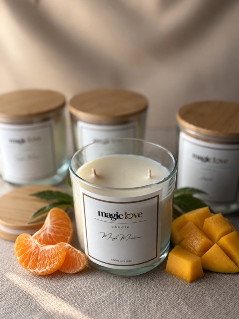 Świeca sojowa Mango Mandarine 260g