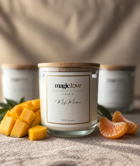 Świeca sojowa Mango Mandarine 260g