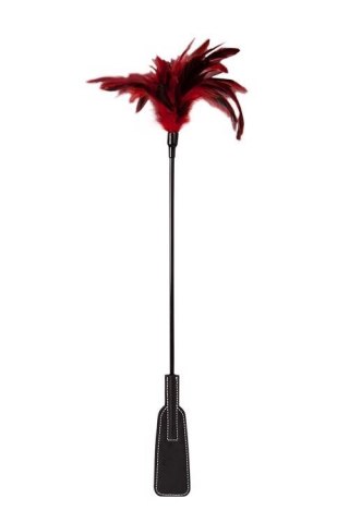 Pejcz-GP FEATHER CROP BLACK/RED Guilty Pleasure BDSM