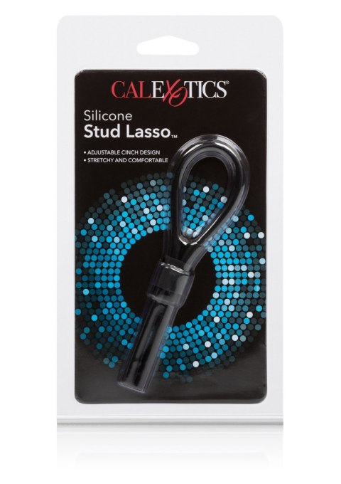 Pierścień-SILICONE STUD LASSO BLACK CalExotics