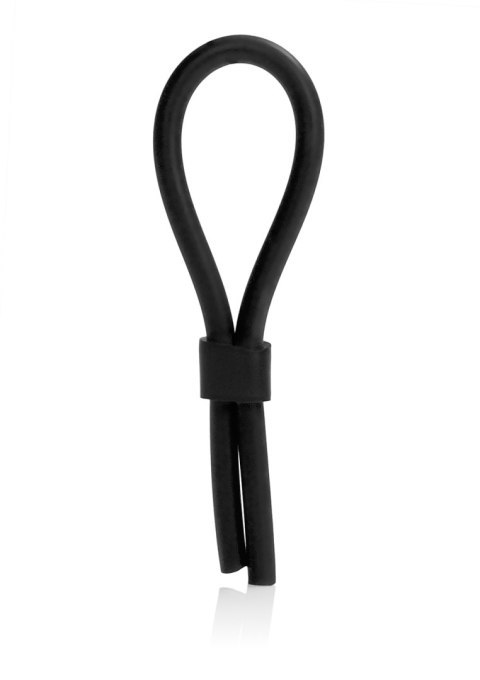 Pierścień-SILICONE STUD LASSO BLACK CalExotics