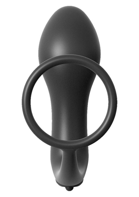 Plug-ASS GASM COCKRING PLUG BLACK Pipedream