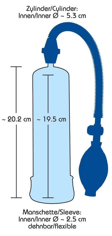 Pompka-5199520000 Bang Bang Blau-Pompka do penisa Bang Bang