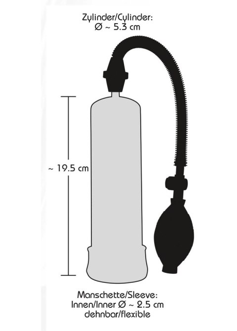 Powiększajaca pompka do penisa członka próżniowa Bang Bang