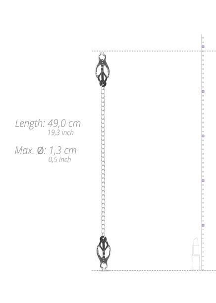 Stymulator-Japanese Clover Clamps With Chain Easytoys