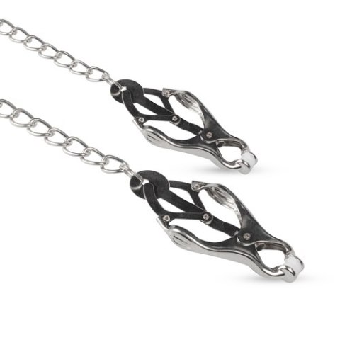 Stymulator-Japanese Clover Clamps With Chain Easytoys