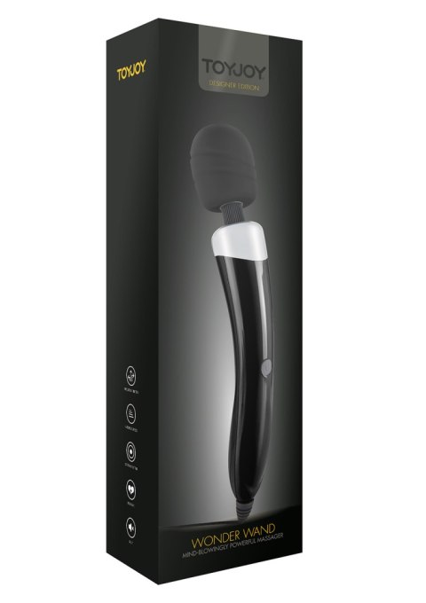 Stymulator-WONDER WAND MASSAGER BLACK TOYJOY