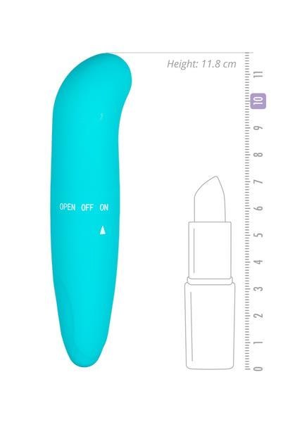 Wibrator do punktu g mały podręczny masażer 11cm Easytoys