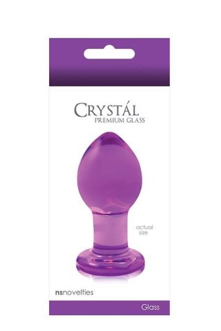 Plug-CRYSTAL MEDIUM PURPLE NS Novelties