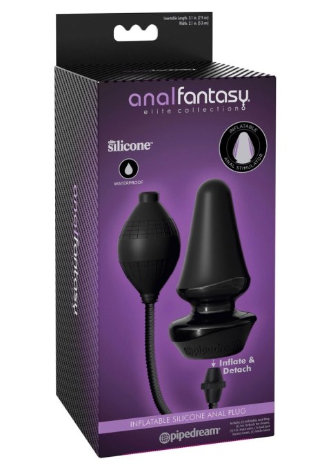 Plug-Inflatable Silicone Butt Plug Pipedream