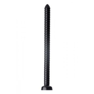 Czarny długi analny pręt zatyczka dildo plug 51 cm Hosed