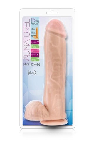 Dildo-au naturel big john 11.5inch dildo Blush