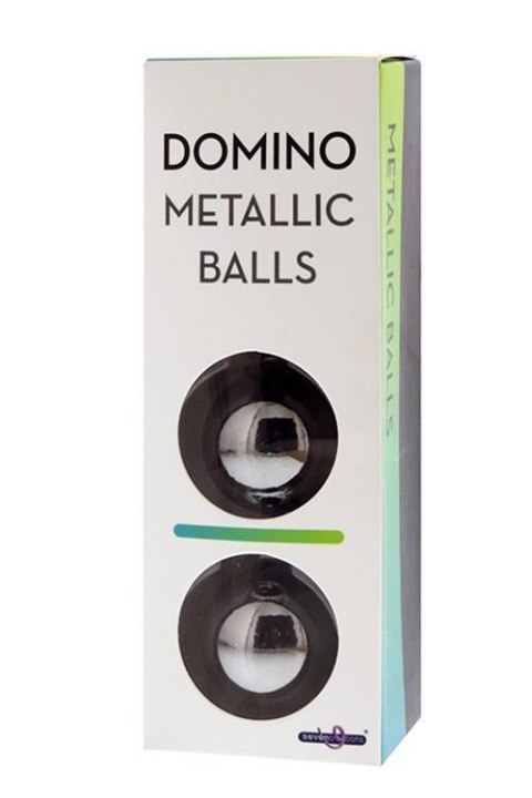 Kulki-DOMINO METALLIC BALLS -CHROME BLACK Seven Creations