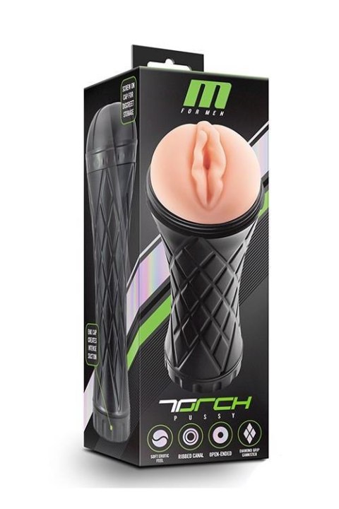 Masturbator-M FOR MEN THE TORCH PUSSY VANILLA Blush