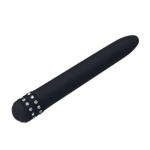 Zdobiony diamencikami kryształkami wibrator 17cm Toyz4lovers