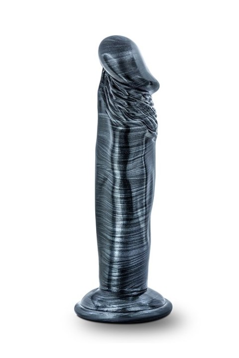 Jet ebony 6inch dildo ebony metallic Blush