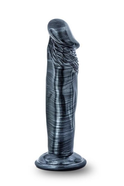 Jet ebony 6inch dildo ebony metallic Blush