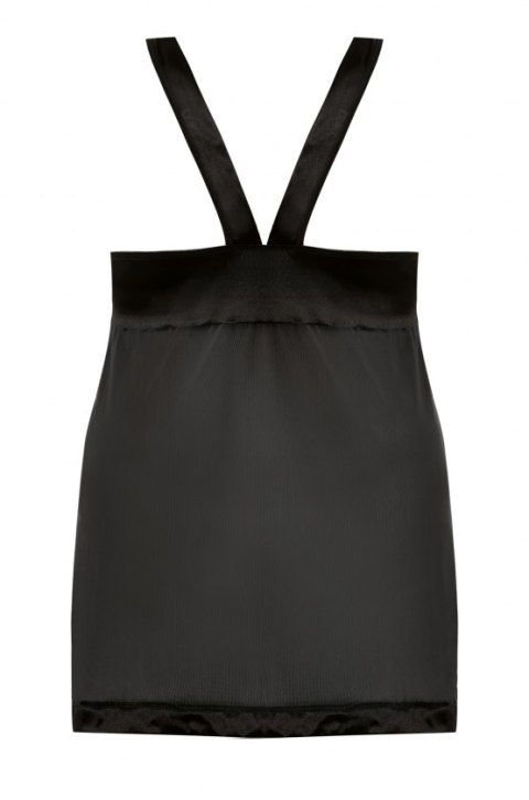 Samara black chemise L+ ( czarna halka ) Anais