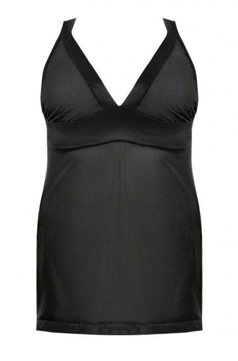 Samara black chemise XL+ ( czarna halka ) Anais