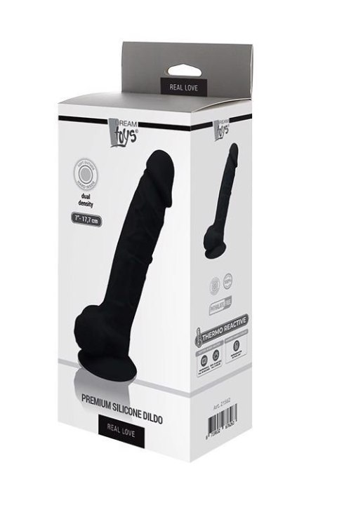 Silikonowe realistyczne dildo jądra przyssawka 17c Dream Toys