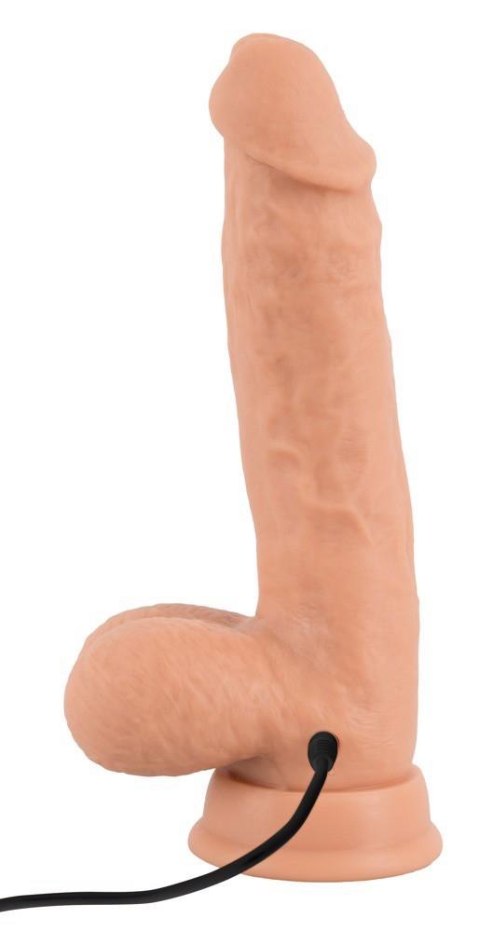 Wibrator penis przyssawka rotacja 21cm 10 trybów Realistixxx