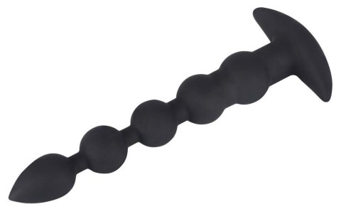 Wibrujące koraliki kulki analne sonda 7trybów 21cm Black Velvets