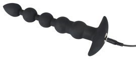 Wibrujące koraliki kulki analne sonda 7trybów 21cm Black Velvets