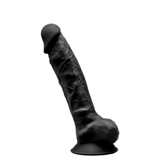 Ogromny czarny żylasty realistyczny penis 24 cm Silexd