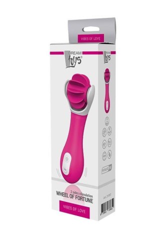 Sex masażer do łechtaczki z językami 14cm 9trybów Dream Toys