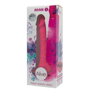 Wytrzymałe mocne dildo penis z przyssawką sex 18cm Alive